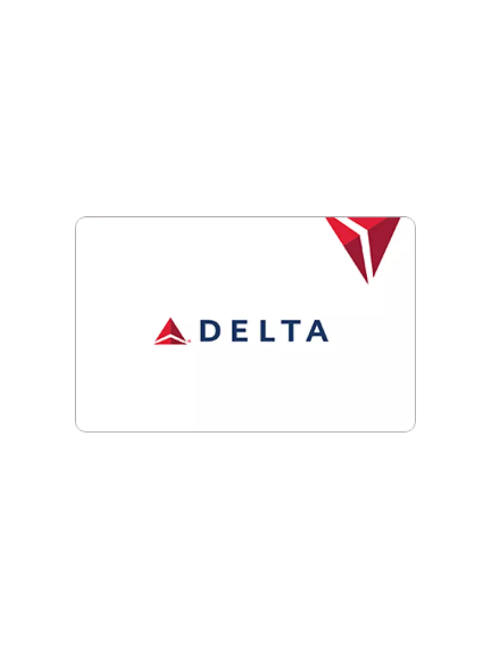 Delta airlines gift card hot sale