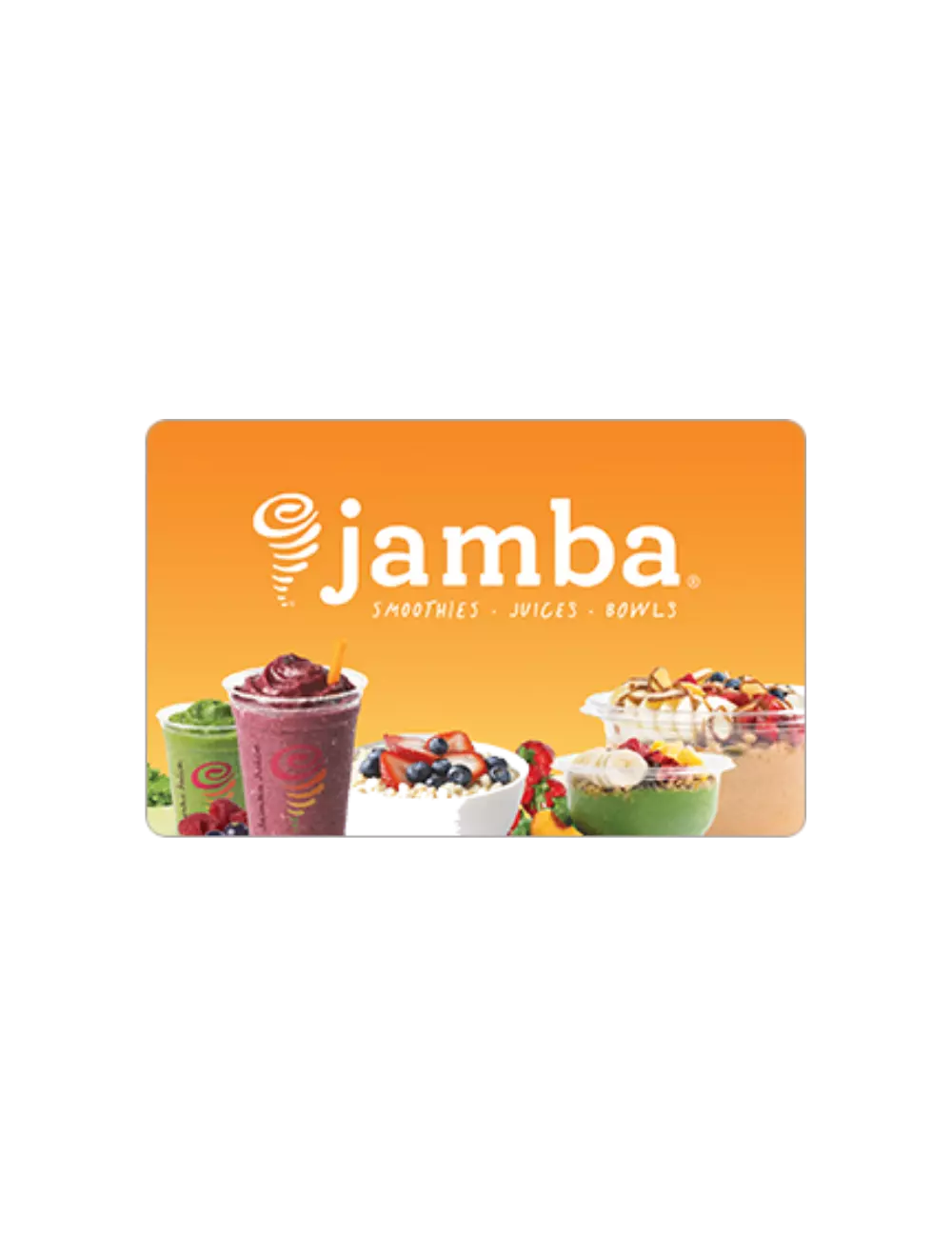 Jamba juice gift sales card