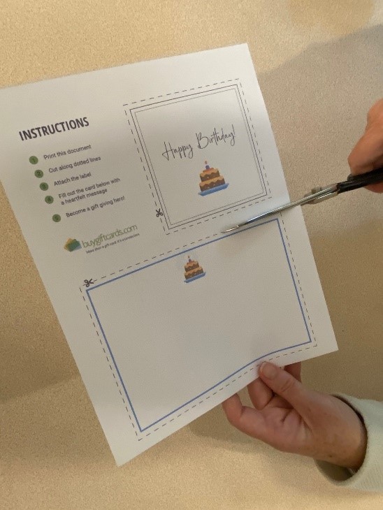 Cut Printable Birthday Card Cut Printable Birthday Card